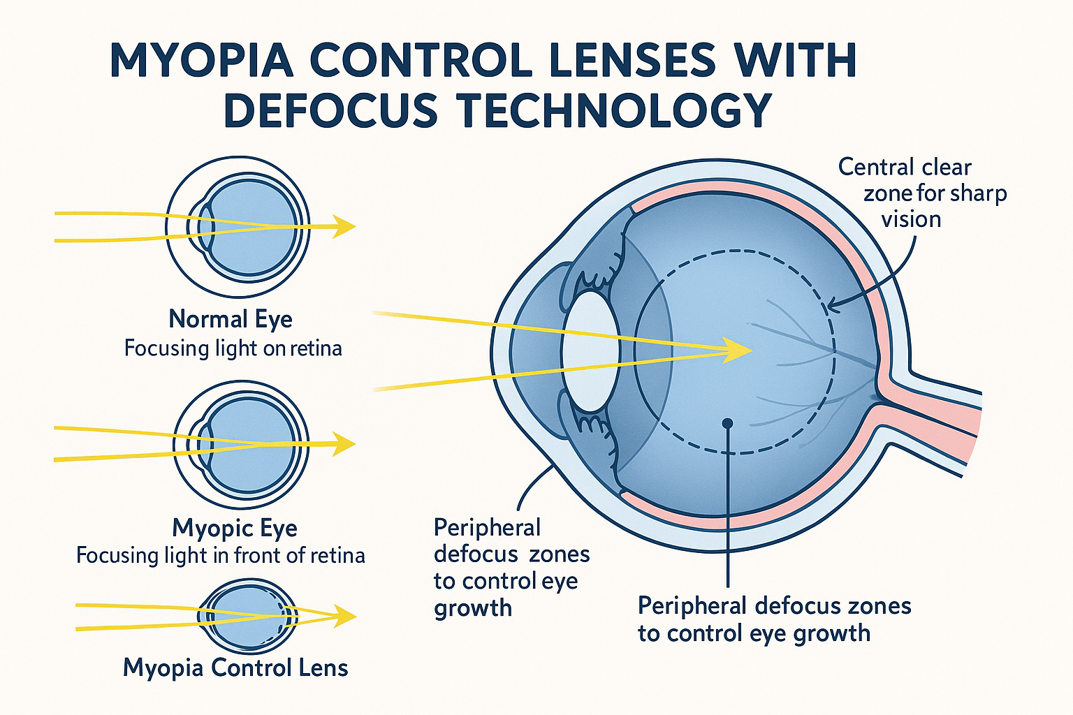 explain myopia control lenses with defocus technology