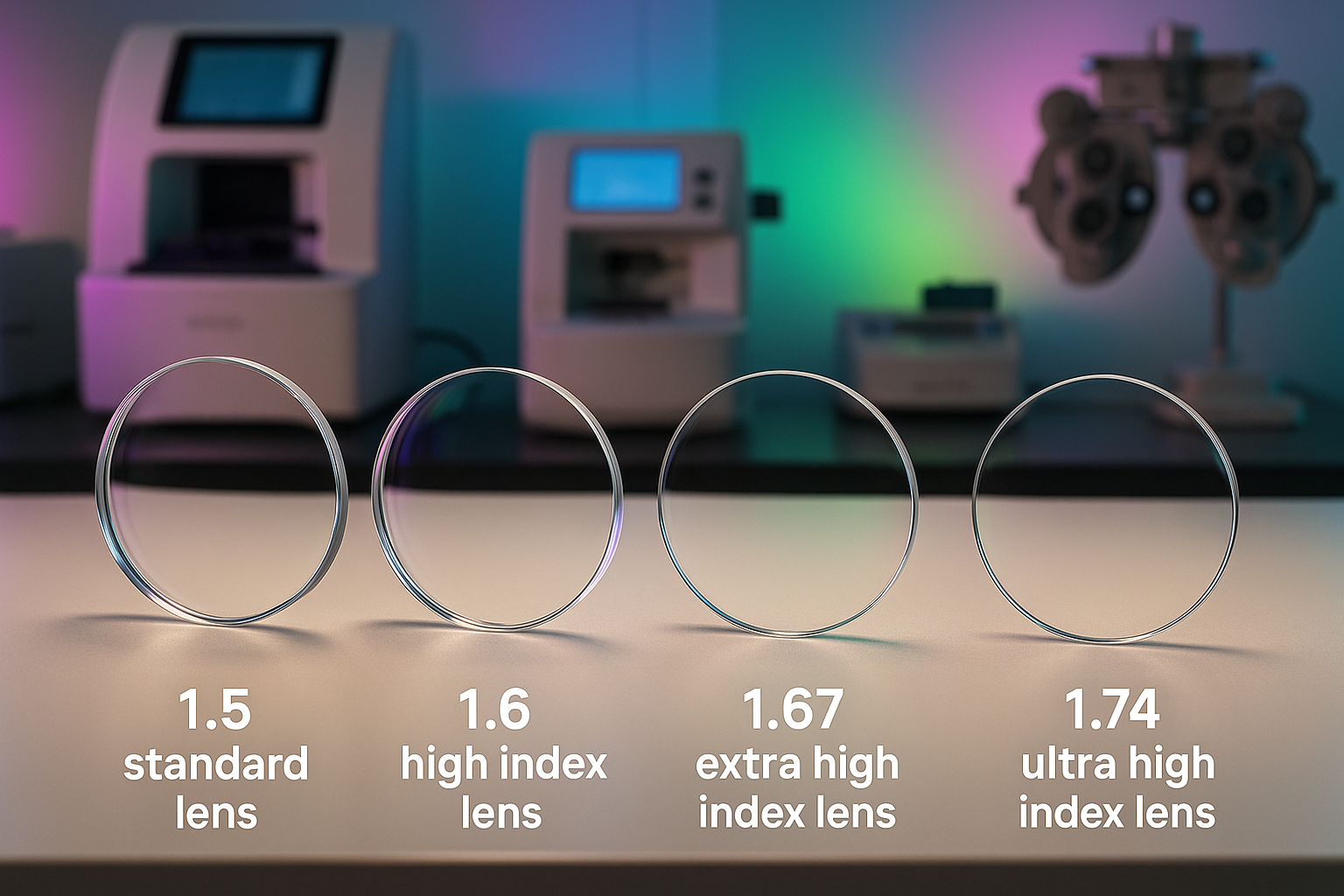 lenses shape has to be rounder and clear